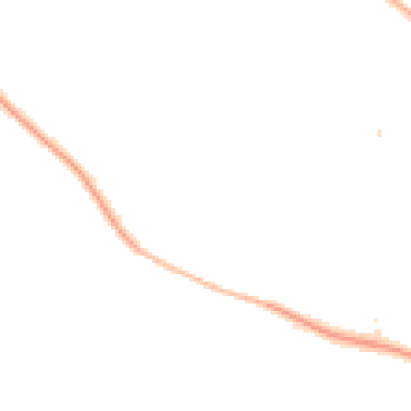 Night-time road noise heatmap for CH48 8AY