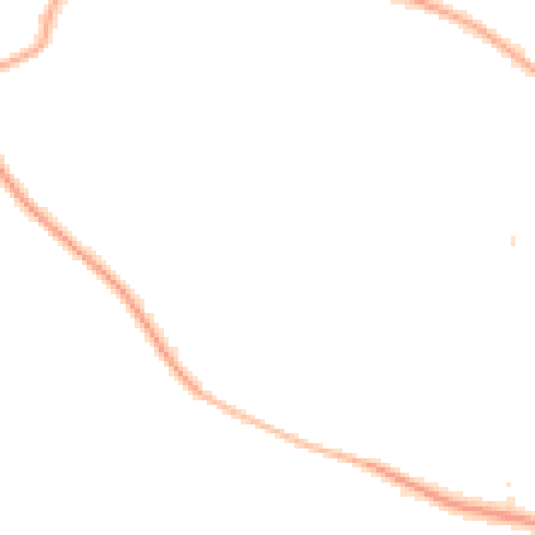 Night-time road noise heatmap for CH48 8BP