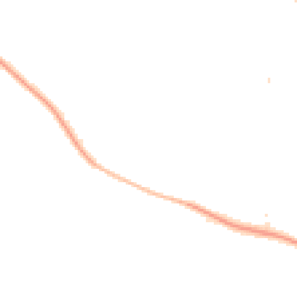 Night-time road noise heatmap for CH48 8BS