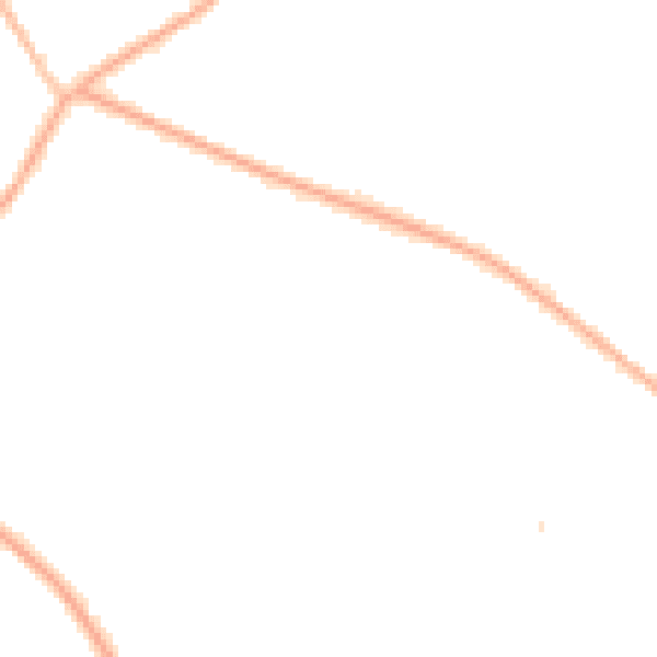 Night-time road noise heatmap for CH48 9UA