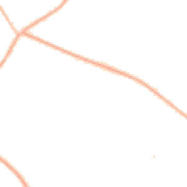 Night-time road noise heatmap for CH48 9UF