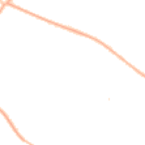 Night-time road noise heatmap for CH48 9US