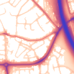 Daytime road noise heatmap for CH49 0AD