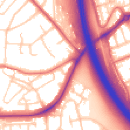 Daytime road noise heatmap for CH49 0TB