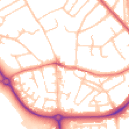 Daytime road noise heatmap for CH49 0TQ