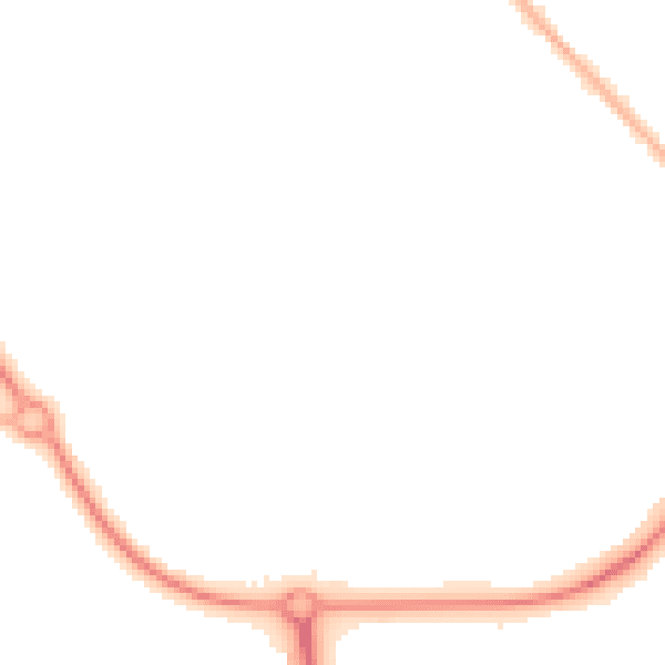 Night-time road noise heatmap for CH49 0TQ