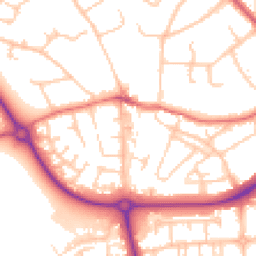 Daytime road noise heatmap for CH49 0UB