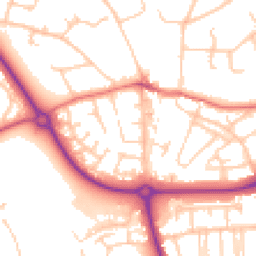 Daytime road noise heatmap for CH49 0UJ