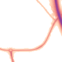 Night-time road noise heatmap for CH49 0UY