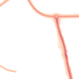 Night-time road noise heatmap for CH49 0WF