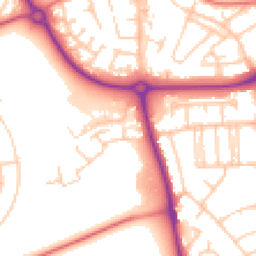 Daytime road noise heatmap for CH49 0WG