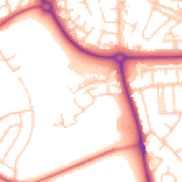 Daytime road noise heatmap for CH49 0WJ