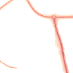 Night-time road noise heatmap for CH49 0WN