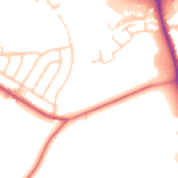 Daytime road noise heatmap for CH49 1AE