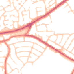 Daytime road noise heatmap for CH49 1RB