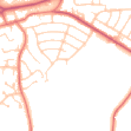 Daytime road noise heatmap for CH49 1RL