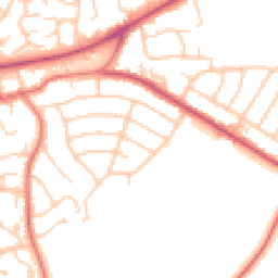 Daytime road noise heatmap for CH49 1RS