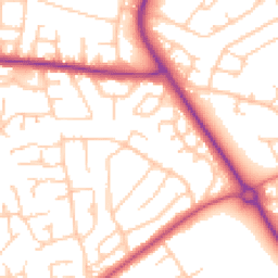 Daytime road noise heatmap for CH49 2NH