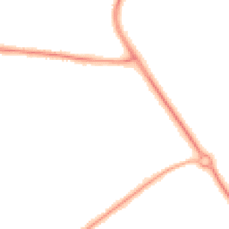 Night-time road noise heatmap for CH49 2NH