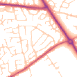 Daytime road noise heatmap for CH49 2NN