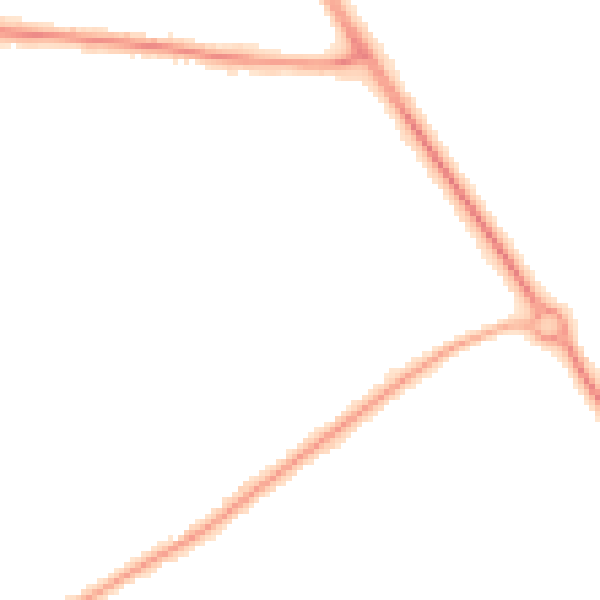 Night-time road noise heatmap for CH49 2NN