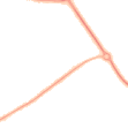 Night-time road noise heatmap for CH49 2NS