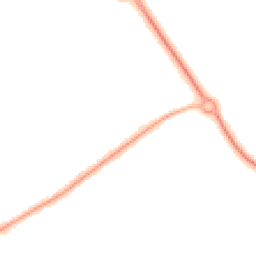 Night-time road noise heatmap for CH49 2NT