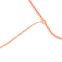 Night-time road noise heatmap for CH49 2PP