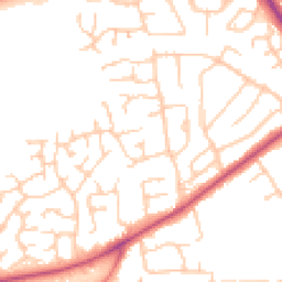 Daytime road noise heatmap for CH49 2QF