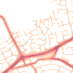 Daytime road noise heatmap for CH49 2QL