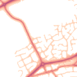 Daytime road noise heatmap for CH49 2RZ