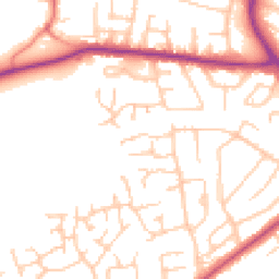 Daytime road noise heatmap for CH49 2SP