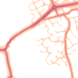 Daytime road noise heatmap for CH49 3AE