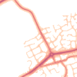 Daytime road noise heatmap for CH49 3GU
