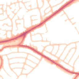 Daytime road noise heatmap for CH49 3NA