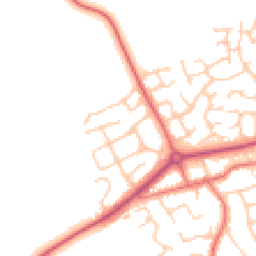 Daytime road noise heatmap for CH49 3PN