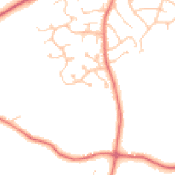 Daytime road noise heatmap for CH49 3QA
