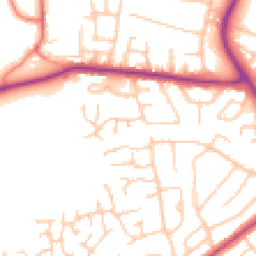 Daytime road noise heatmap for CH49 4GH