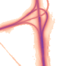 Night-time road noise heatmap for CH49 4GY