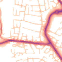 Daytime road noise heatmap for CH49 4LS