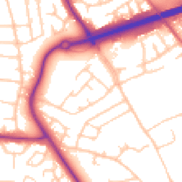 Daytime road noise heatmap for CH49 4NH