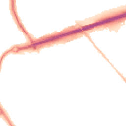 Night-time road noise heatmap for CH49 4PB