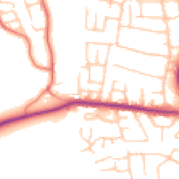 Daytime road noise heatmap for CH49 4QA