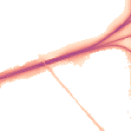 Night-time road noise heatmap for CH49 4QT
