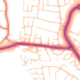Daytime road noise heatmap for CH49 4RA