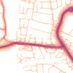 Daytime road noise heatmap for CH49 4RD