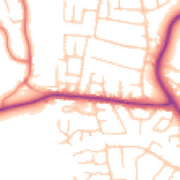 Daytime road noise heatmap for CH49 4RE