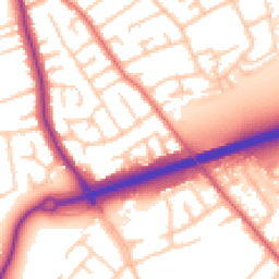 Daytime road noise heatmap for CH49 4SB