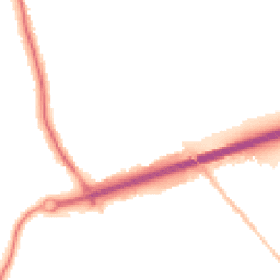 Night-time road noise heatmap for CH49 4SB