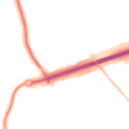 Night-time road noise heatmap for CH49 4SD